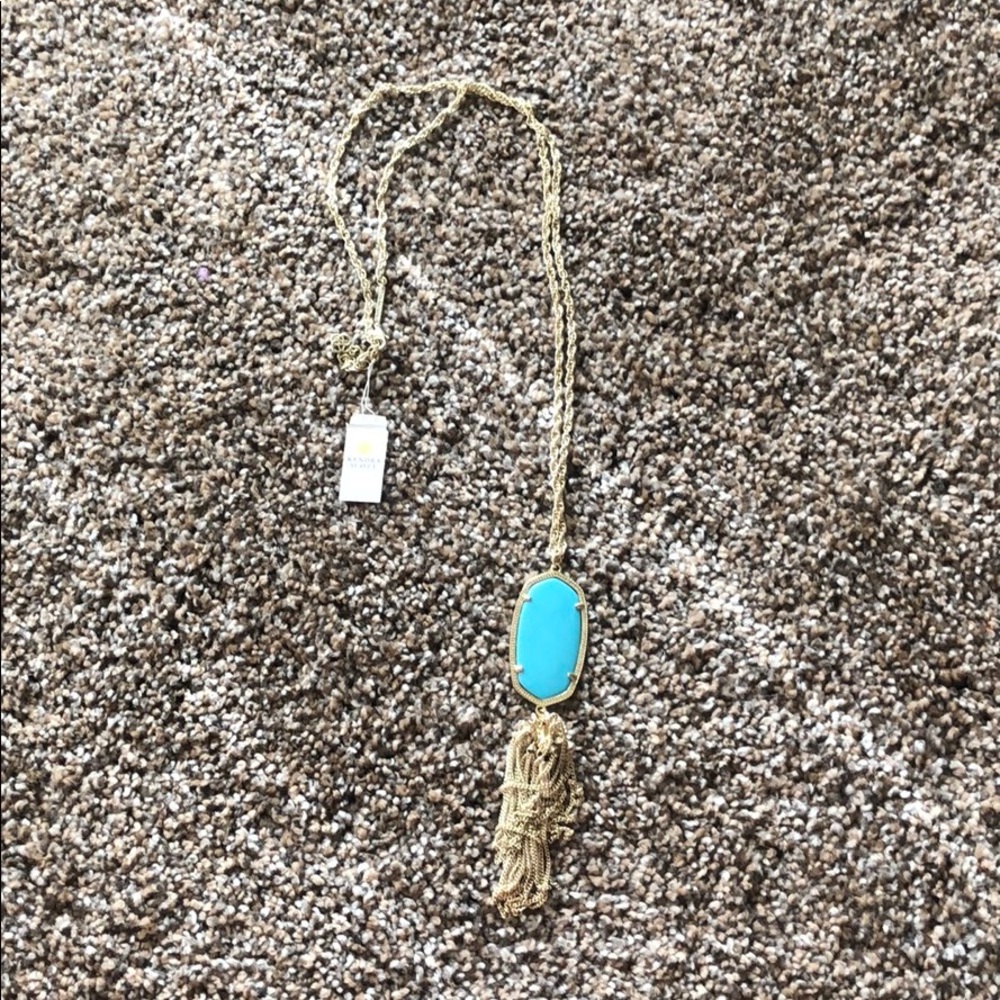 NWT Kendra Scott Turquoise Rayne necklace
